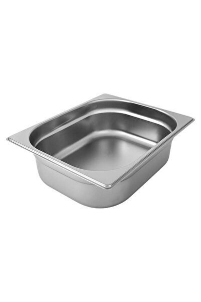 Kayalar Gastronom Küvet Paslanmaz Çelik GN 1/2*100 mm ( 32,5 * 26,5 cm ) Deri...