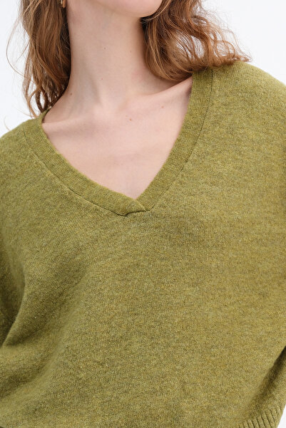 Addax V-Neck Knitwear Sweater K3379-A11