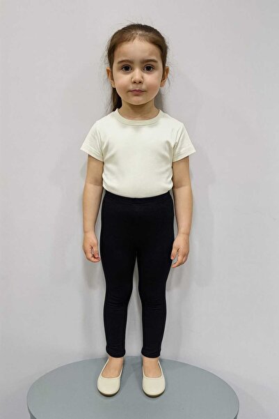 Merlot Черни памучни детски чорапогащи