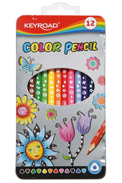 Other Keyroad Triangular Pencils 12 pcs Metal Box KR971450