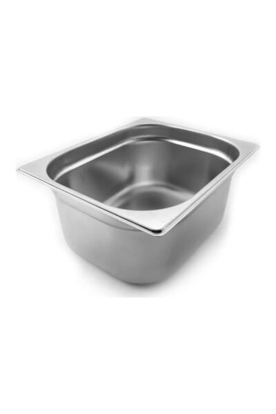 Kayalar Gastronom Küvet Paslanmaz Çelik GN 1/2*150 mm ( 32,5 * 26,5 cm ) Deri...