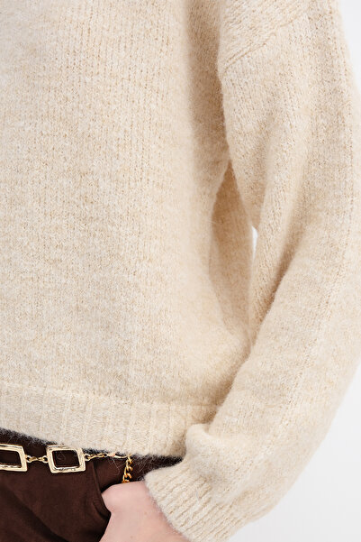 Addax Bisiklet Yaka Triko Kazak K3483