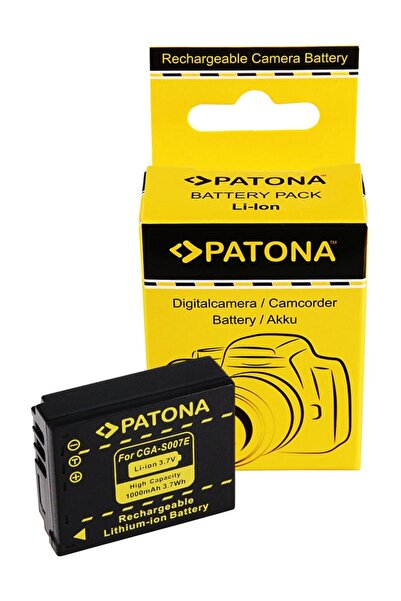 Patona Baterie pentru PANASONIC CGA-S007 S007 DMC-TZ5 TZ4 TZ3 TZ2 TZ1-1043