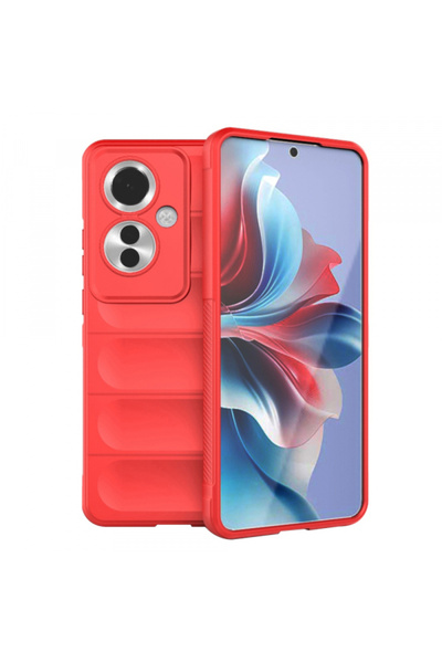 OPPO Case for Reno11 F, Techsuit, Magic Shield, Red