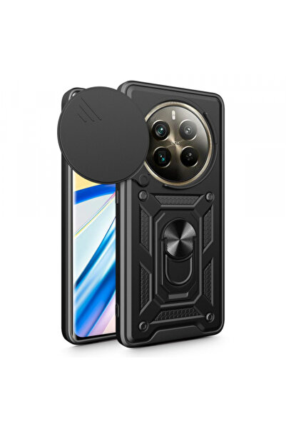 realme Husa pentru 12 Pro / 12 Pro+, Techsuit, CamShield, Neagra