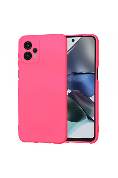 Motorola Husa pentru Moto G23, Techsuit, SoftFlex, Roz Inchis