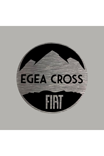 CRF Gerçek Metal Egea Cross Logo Amblem Arkası Yapışkanlı 5 cm 2 Adet