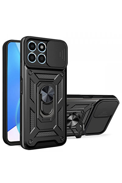 HONOR Husa pentru 70 Lite / X6 / X8 5G, Techsuit, CamShield, Neagra