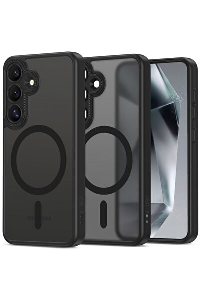 Samsung Husa MagSafe pentru Galaxy S25 S931, Tech-Protect, Magcam, Neagra