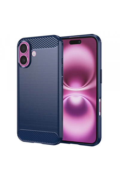 Apple Husa pentru iPhone 16 Plus, Techsuit, Carbon, Albastra