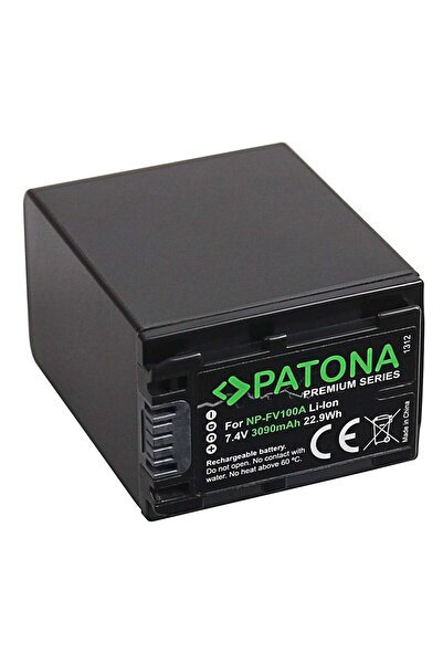 Patona Baterie Premium NP-FV100 3090mAh, înlocuiește Sony DCR-DVD DCR-HC DCR-...
