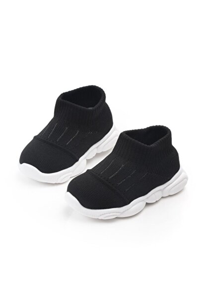 BebeNou Teniși negri pentru copii, fără slip-on, LID2233-4-p32. Mărimea 20