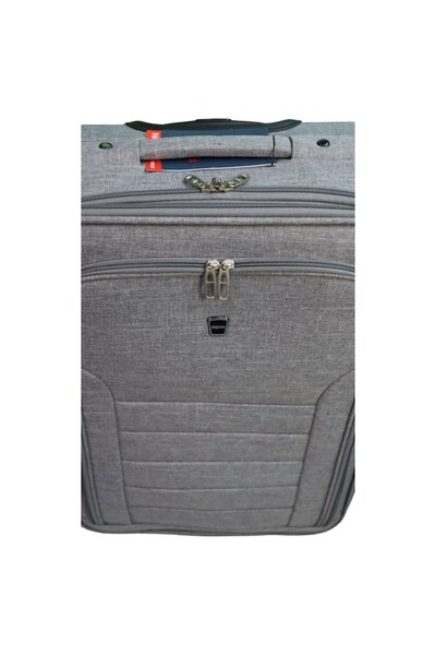 DEJUNO Trolley suitcase 70x46x33 cm My Travel DJ-626 28" Light Grey