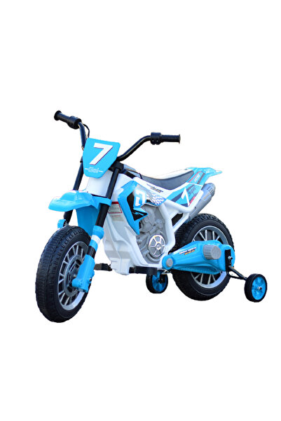 Kinderauto Motocicletă electrică pentru copii BJH022 albastră