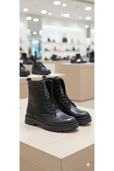 DB Γυναικείες μπότες με κορδόνια με φερμουάρ και επένδυση από γούνα, ορθοπεδι...