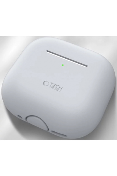 Apple Husa Tech-Protect Silicone pentru AirPods 4, Gri