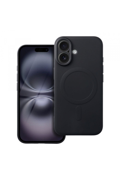 Apple Θήκη MagSafe για iPhone 16, OEM, Σιλικόνης, Μαύρη