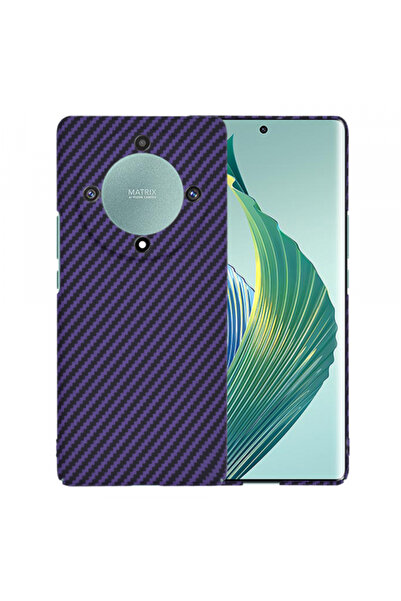 HONOR Husa pentru Magic5 Lite, Techsuit, Carbonite FiberShell, Mov