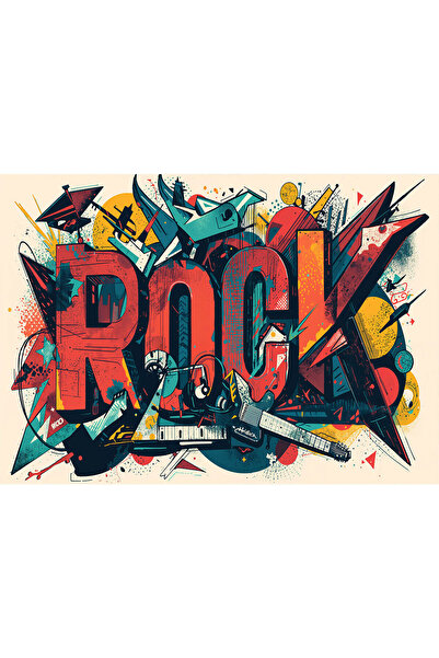 VIODESIGN Fototapet Copii, autoadeziv, Muzica Rock , multicolor,80x120 cm CO482