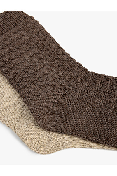 Koton Dokulu 2'li Soket Çorap Seti