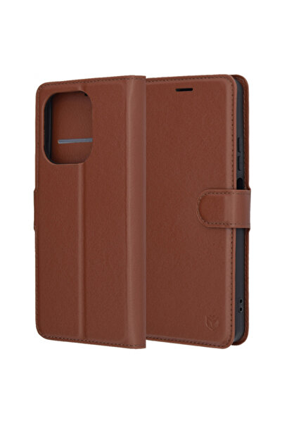 OPPO Husa pentru A5 Pro 4G / A5 Pro, Techsuit, Leather Folio, Maro