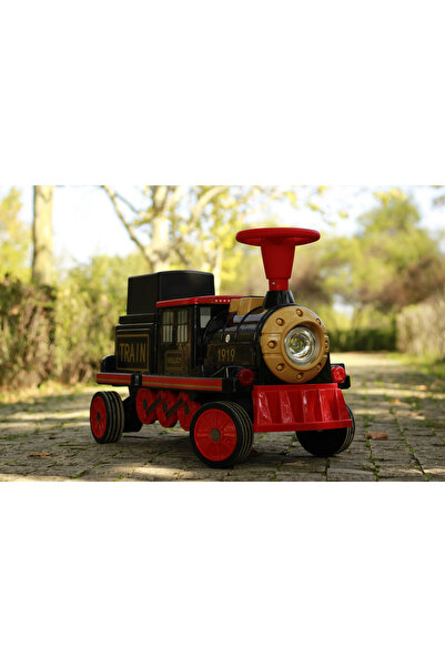 Kinderauto Trenuleț electric pentru 2 copii - Roșu, 12V 90W