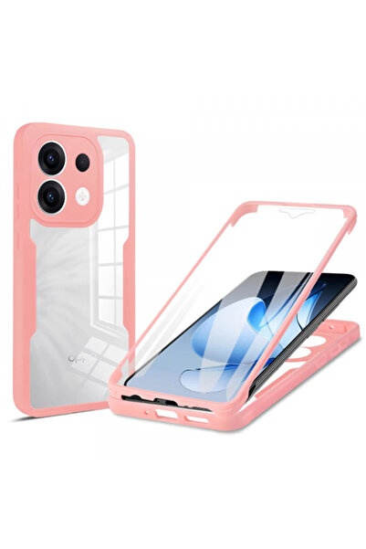 OPPO Husa pentru Reno13, Techsuit, ColorVerse 360, Roz