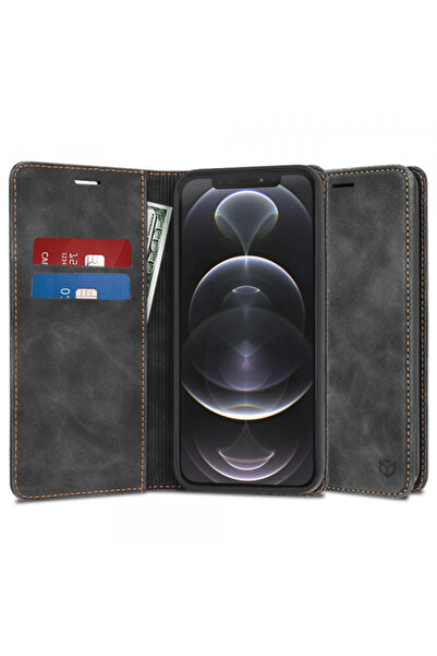 Apple Husa pentru iPhone 12 Pro, Techsuit, Confy, Neagra