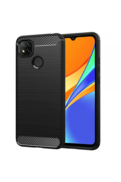 Xiaomi Husa pentru Redmi 9C NFC / 9C, Techsuit, Carbon, Neagra