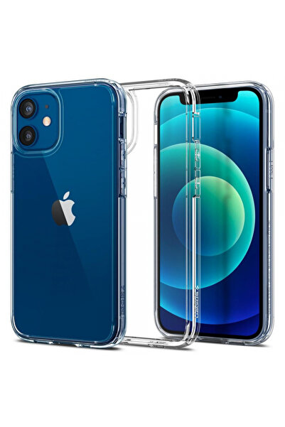 Apple Husa pentru iPhone 12 / 12 Pro, Spigen, Ultra Hybrid, Transparenta ACS0...