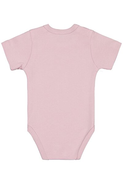 Civil Baby Çiçek Baskılı Çıtçıtlı Badi - Pembe Prematüre