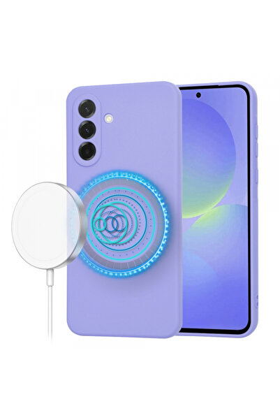 Samsung Husa MagSafe pentru Galaxy A36 A366, Techsuit, SoftFlex, Mov Deschis