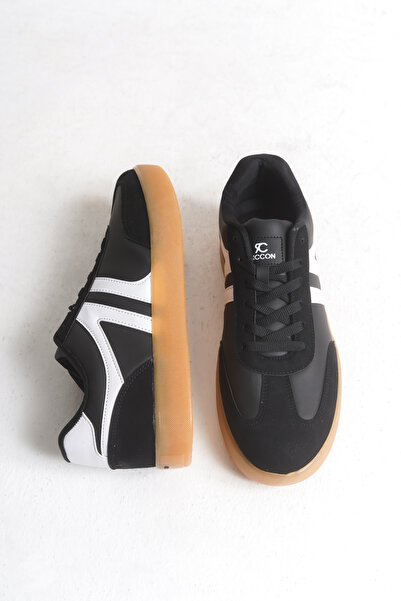 Riccon Unisex Sneaker 001245 Siyah Beyaz