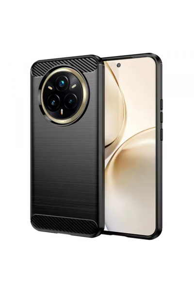 realme Husa pentru 14 Pro+, Techsuit, Carbon, Neagra
