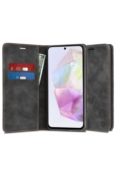 Samsung Калъф за Galaxy A35 5G A356, Techsuit, Confy, Черен