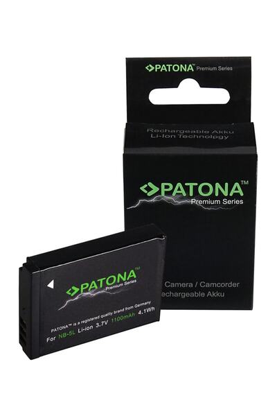 Patona Premium Battery for Canon NB-5L NB5l PowerShot SX200 SX210 SX220-1208