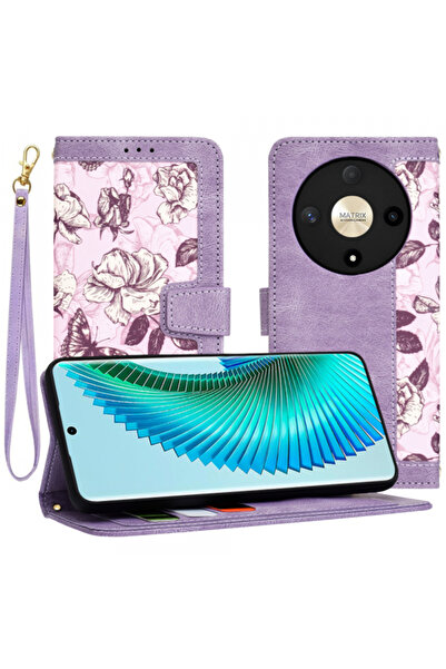 HONOR Husa pentru Magic6 Lite, Techsuit, FlipCraft, Mov