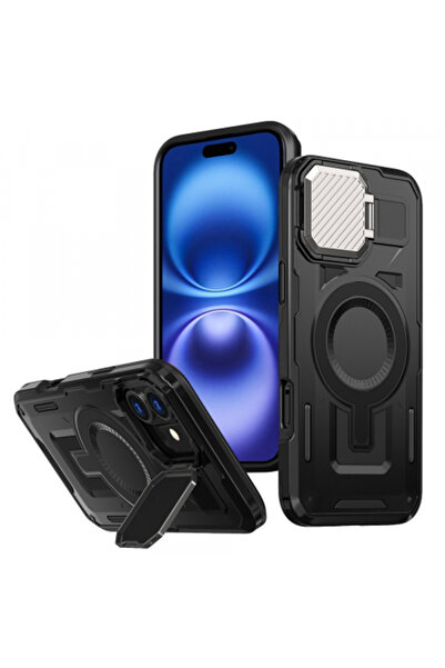 Apple Θήκη MagSafe για iPhone 16, Techsuit, CamVault, μαύρη