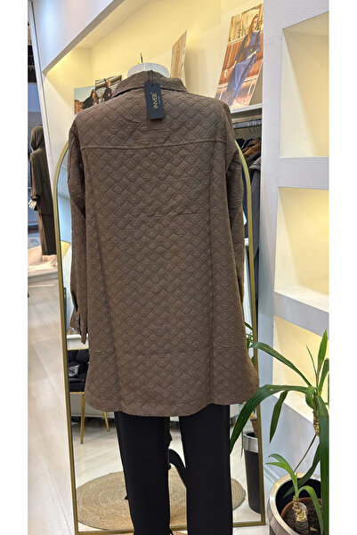 Invee Quilted Mink Jacket 6827