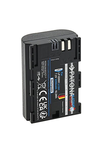 Patona Baterie Platinum LP-E6NH cu USB-C 2400mAh compatibilă cu Canon -1361