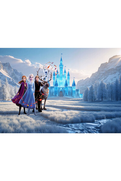 VIODESIGN Fototapet Copii, autoadeziv, Frozen , multicolor,80x120 cm CO402