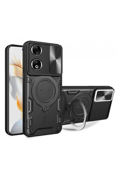 HONOR Husa pentru X7b 5G / 90 Smart / X7b 4G, Techsuit, CamGuard Pro, Neagra