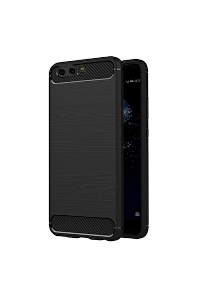 Stef's Cat Carcasă pentru Huawei P10 Plus, Carbon, Negru