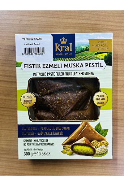Kral Pestil KÖME Preminium Fıstık Ezmeli Muska Pestil