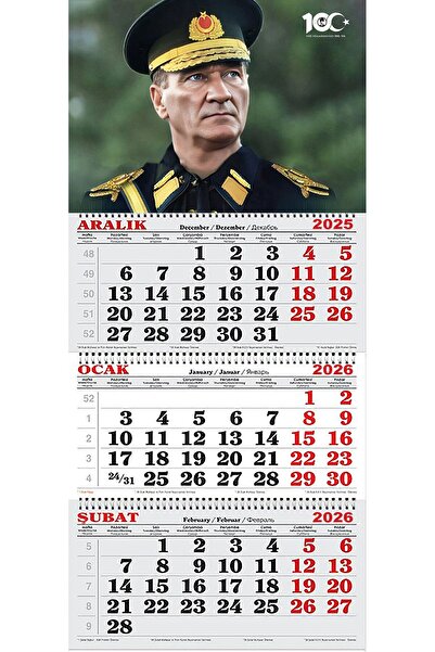 GENC DIJITAL BASKI 2026 Yılı Gemici Takvimi ---ATATÜRK EBEDİ BAŞKOMUTAN