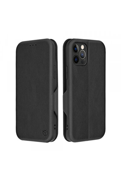 Apple Husa pentru iPhone 12 Pro, Techsuit, Safe Wallet Plus, Neagra