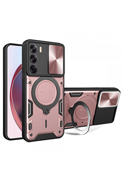 OPPO Case for Reno12, Techsuit, CamGuard Pro, Rose Gold