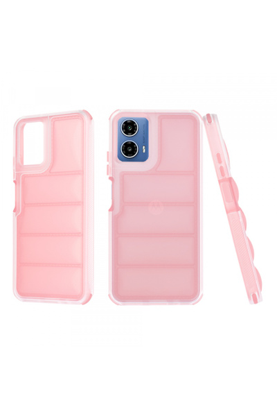 Motorola Husa pentru Moto G45 / G34, Techsuit, Wave Shield, Roz