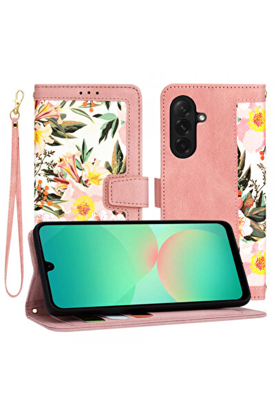 Samsung Husa pentru Galaxy A26 A266, Techsuit, FlipCraft, Roz