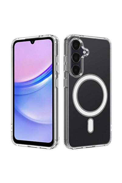 Samsung Husa MagSafe pentru Galaxy A15 A155, Techsuit, Pro, Transparenta